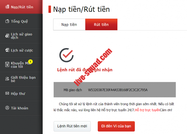 Hướng dẫn rút tiền Vwin - 4 Hướng dẫn rút tiền Vwin - 4